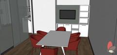 3D design Office 1 - meeting room general view